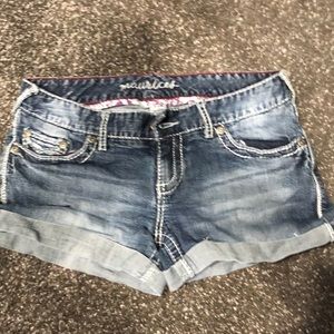 Denim shorts
